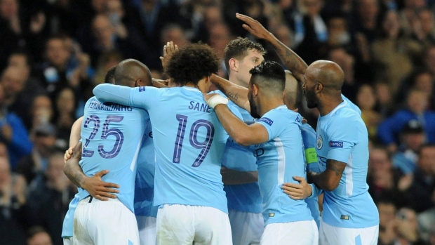 Manchester City celebrates