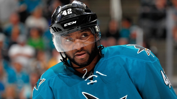 Joel Ward, NHL Images/National Hockey League/Getty Images Joel Ward