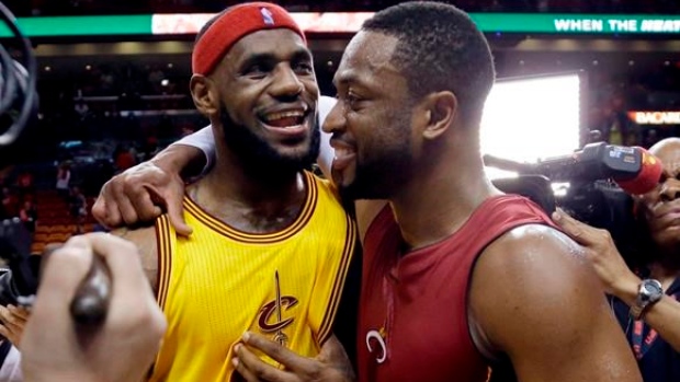 LeBron James, Dwyane Wade, The Canadian Press LeBron James, Dwyane Wade