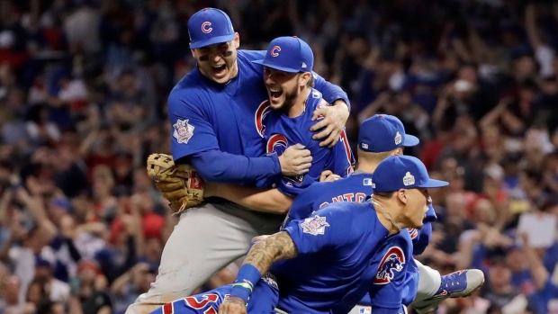 Chicago Cubs celebrate