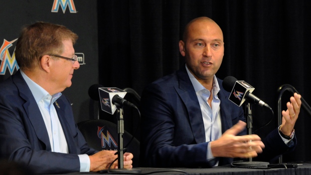 Derek Jeter and Bruce Sherman