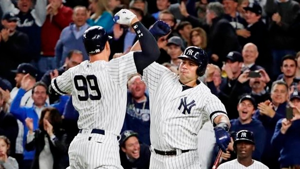 Aaron Judge Gary Sanchez, The Canadian Press Aaron Judge Gary Sanchez