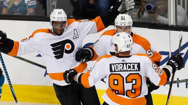 Wayne Simmonds Jakub Voracek, The Canadian Press Wayne Simmonds Jakub Voracek