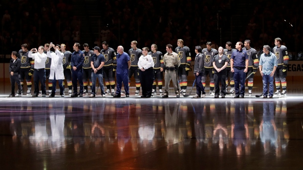 Las Vegas first responders honoured by Golden Knights