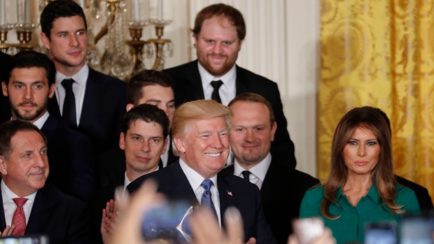Penguins and President Trump, The Canadian Press Penguins and President Trump