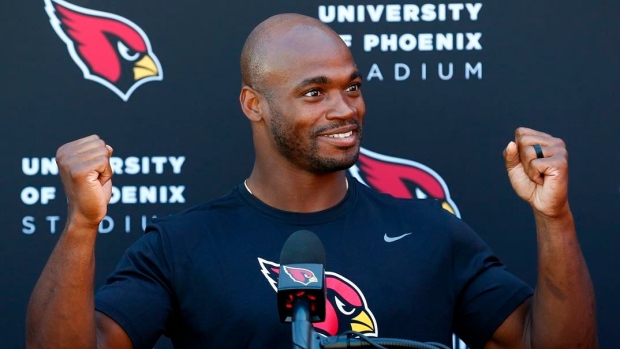 Adrian Peterson, The Canadian Press Adrian Peterson