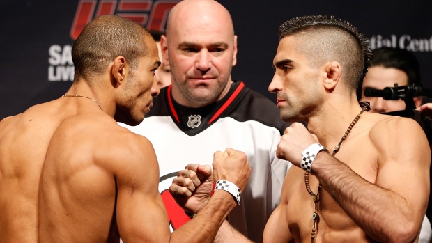Jose Aldo Ricardo Lamas, Josh Hedges/Zuffa LLC/UFC/Getty Images Jose Aldo Ricardo Lamas