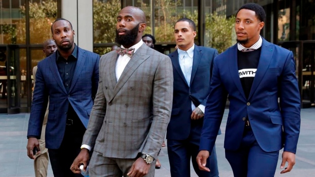 Anquan Boldin Malcolm Jenkins Kenny Stills Eric Reid, The Canadian Press Anquan Boldin Malcolm Jenkins Kenny Stills Eric Reid