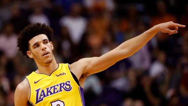 Lonzo Ball , The Canadian Press Lonzo Ball
