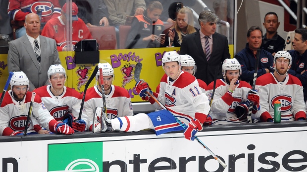 Canadiens bench
