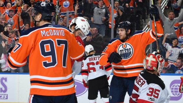 Connor McDavid and Leon Draisaitl, Andy Devlin/National Hockey League/Getty Images Connor McDavid and Leon Draisaitl