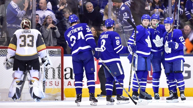 Toronto Maple Leafs celebrate
