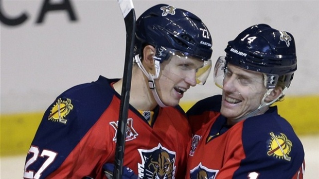Nick Bjugstad Tomas Fleischmann, The Canadian Press Nick Bjugstad Tomas Fleischmann