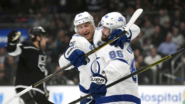 Nikita Kucherov and Steven Stamkos