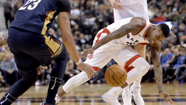 Raptors confirm dislocated shoulder for backup point guard Delon Wright Article Image 0