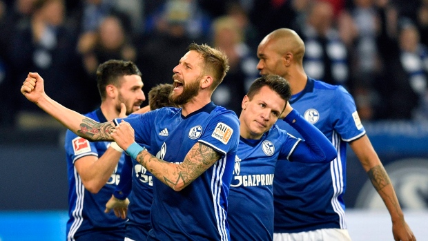 Schalke Celebrates, The Canadian Press Schalke Celebrates