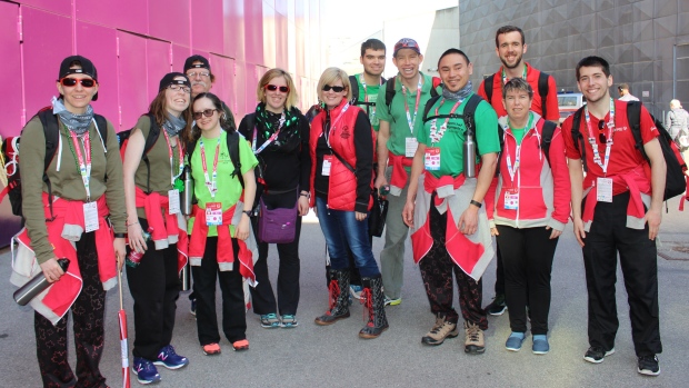 2017 Special Olympics Team Canada in Vienna