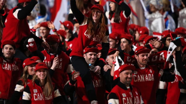 Canadian athletes at Sochi Olympics