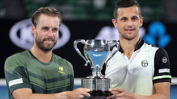 Oliver Marach, left, and Mate Pavic 