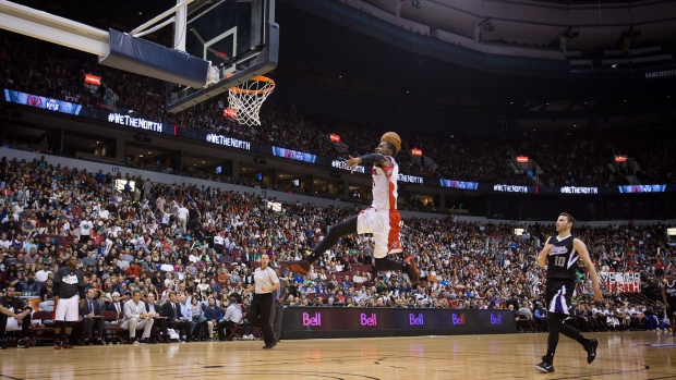 Terrence Ross dunks, The Canadian Press Terrence Ross dunks