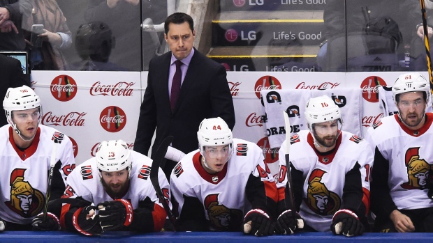 Senators bench