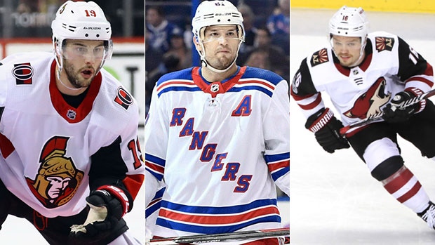 Brassard, Nash and Domi, Getty Images Brassard, Nash and Domi