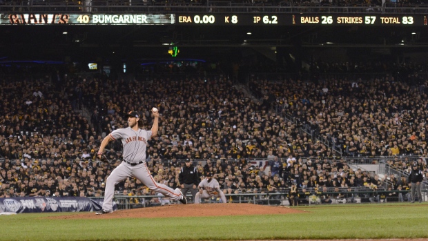 Madison Bumgarner, The Canadian Press Madison Bumgarner