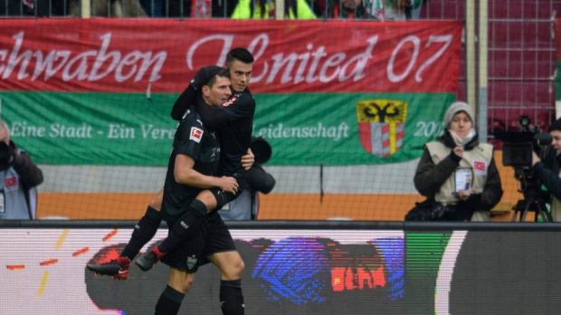 Mario Gomez and Erik Thommy