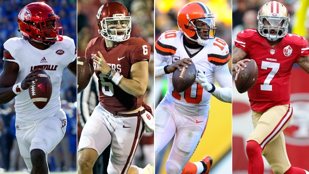 Lamar Jackson/Baker Mayfield/Robert Griffin III/Colin Kaepernick