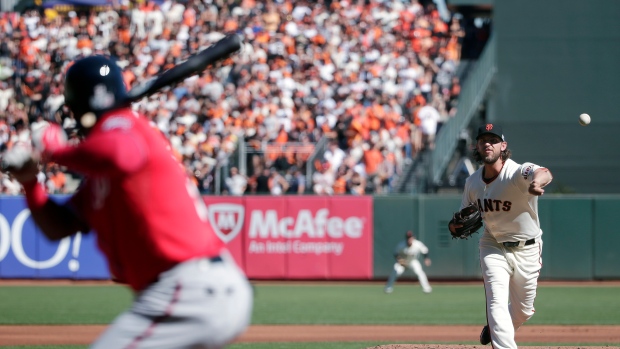 Madison Bumgarner, Canadian Press Madison Bumgarner