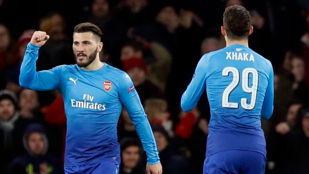 Sead Kolasinac, The Canadian Press Sead Kolasinac