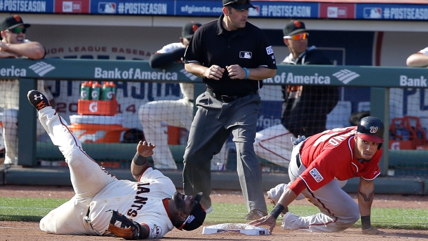 Pablo Sandoval and Ian Desmond, Canadian Press Pablo Sandoval and Ian Desmond