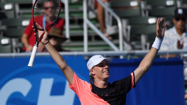 Canada's Shapovalov beats American Fritz to advance at Vienna Open