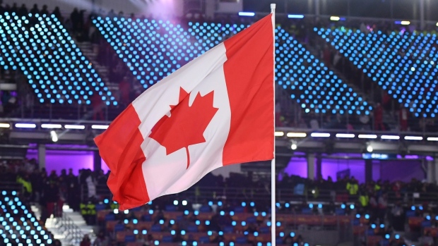 Canadian flag, The Canadian Press Canadian flag