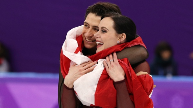 Tessa Virtue and Scott Moir