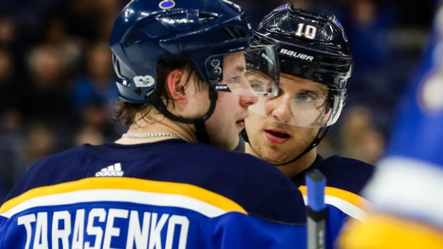 Vladimir Tarasenko and Brayden Schenn