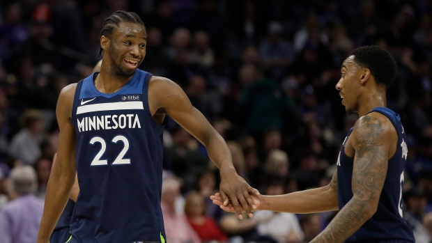 Andrew Wiggins and Jeff Teague, The Canadian Press Andrew Wiggins and Jeff Teague