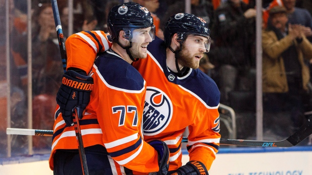 Oscar Klefbom and Leon Draisaitl