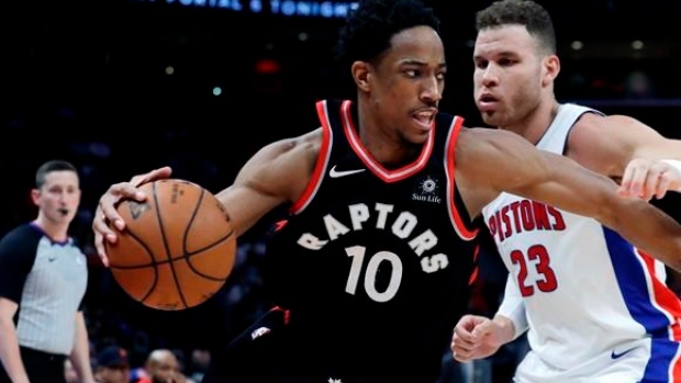DeMar DeRozan Blake Griffin, The Canadian Press DeMar DeRozan Blake Griffin