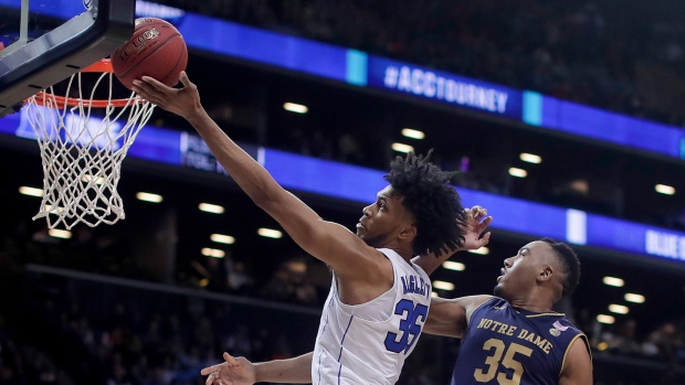 Marvin Bagley III, The Canadian Press Marvin Bagley III
