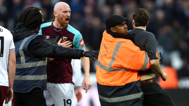 West Ham clash with fans