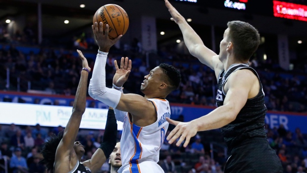 Russell Westbrook, The Canadian Press Russell Westbrook