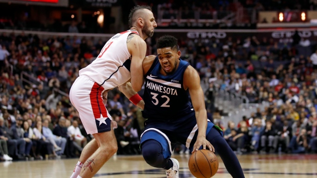 Karl-Anthony Towns , The Canadian Press Karl-Anthony Towns