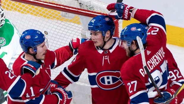 Montreal Canadiens celebrate, The Canadian Press Montreal Canadiens celebrate