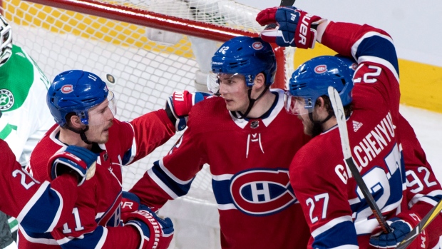 Montreal Canadiens celebrate