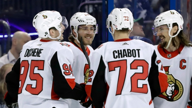 Ottawa Senators celerate, The Canadian Press Ottawa Senators celerate