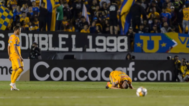 Tigres react to loss, Getty Images Tigres react to loss