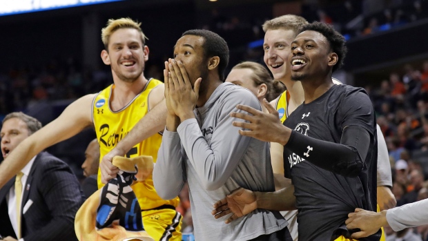 UMBC celebrates, The Canadian Press UMBC celebrates