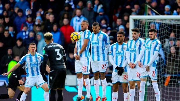 Patrick van Aanholt takes a free kick