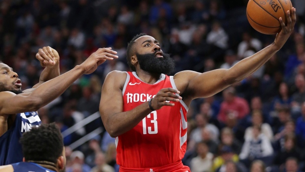 James Harden , The Canadian Press James Harden